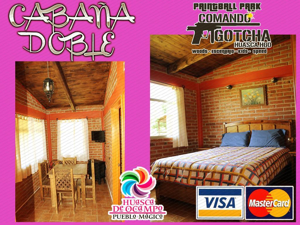 Cabanas Gotcha Huasca 호텔 우아스카 데 오캄포 외부 사진